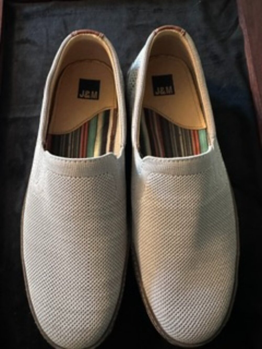 New pair of Gray J&M Casual, Boat Style Loafer 10.5M